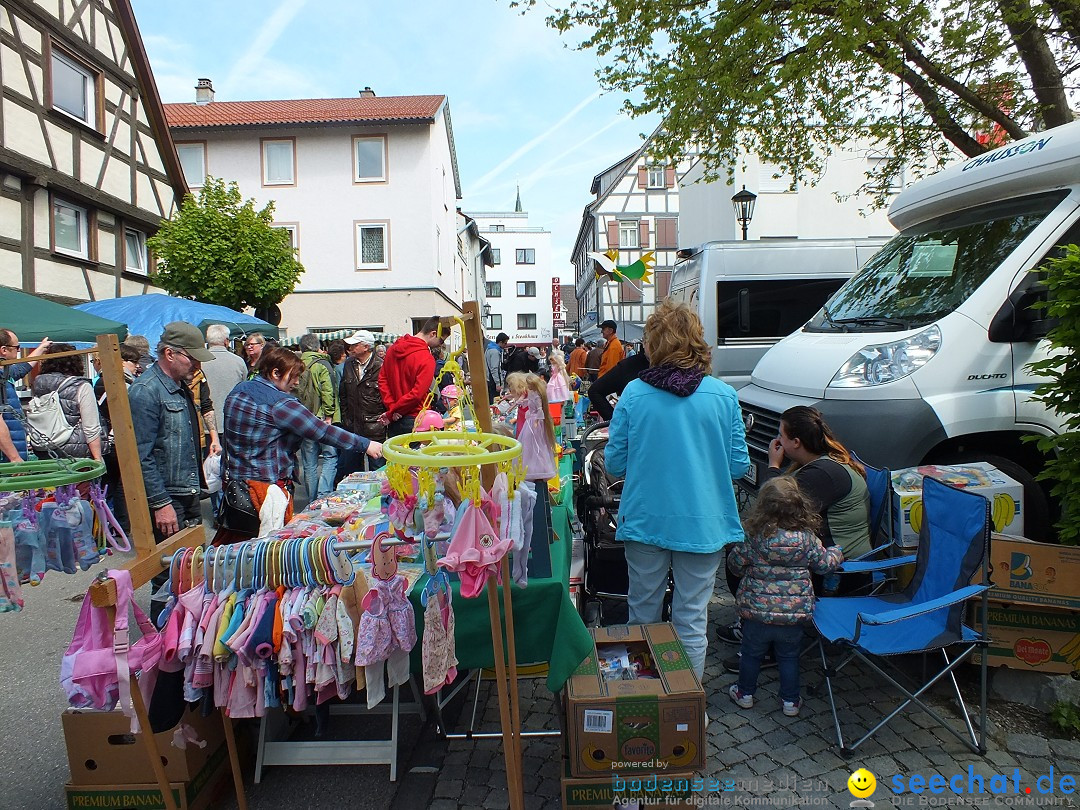 Flohmarkt in Bad-Saulgau am Bodensee, 08.05.2015