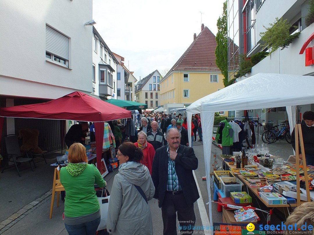 Flohmarkt in Bad-Saulgau am Bodensee, 08.05.2015