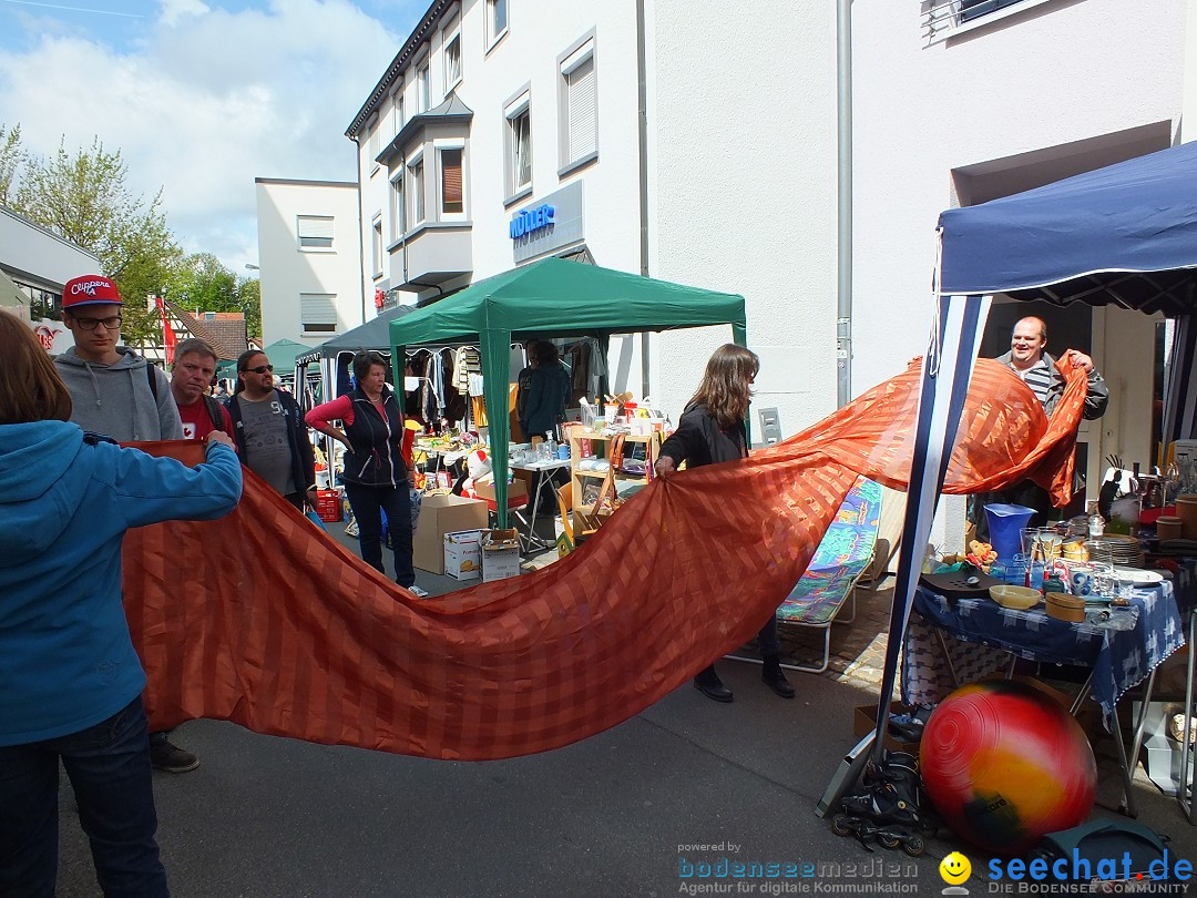 Flohmarkt in Bad-Saulgau am Bodensee, 08.05.2015