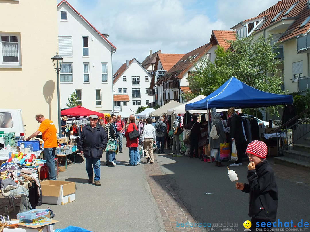 Flohmarkt in Bad-Saulgau am Bodensee, 08.05.2015