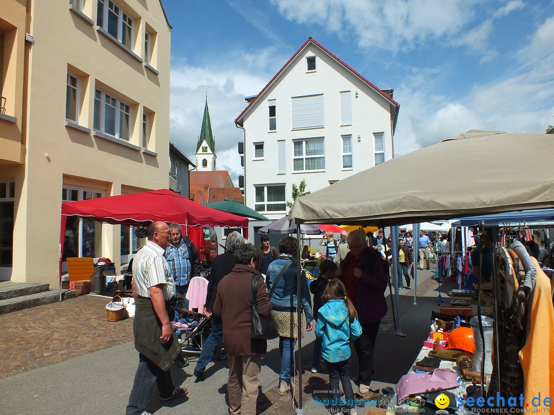 Flohmarkt in Bad-Saulgau am Bodensee, 08.05.2015