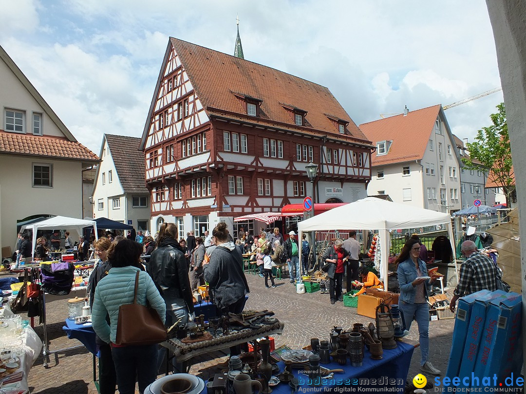 Flohmarkt in Bad-Saulgau am Bodensee, 08.05.2015