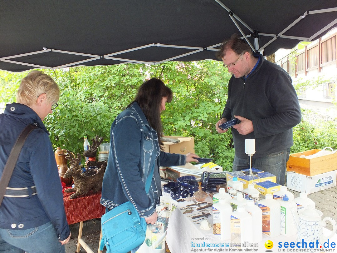 Flohmarkt in Bad-Saulgau am Bodensee, 08.05.2015