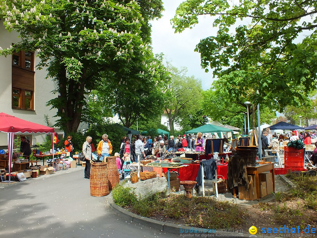 Flohmarkt in Bad-Saulgau am Bodensee, 08.05.2015