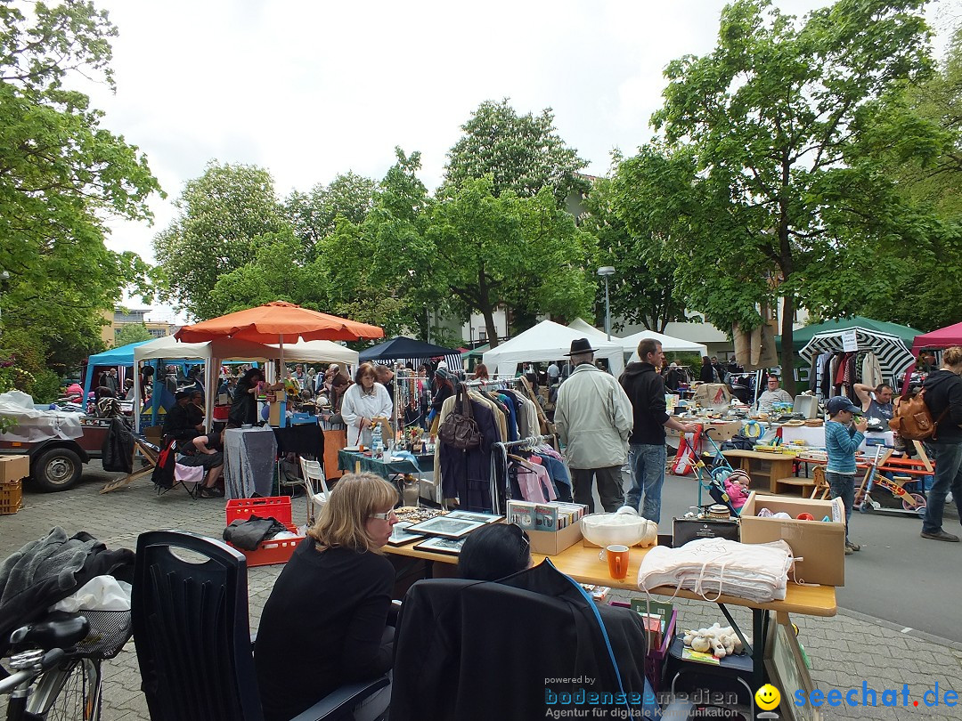 Flohmarkt in Bad-Saulgau am Bodensee, 08.05.2015