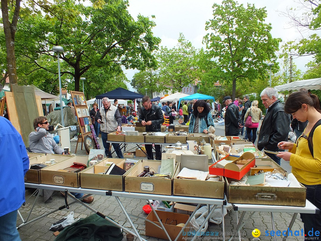 Flohmarkt in Bad-Saulgau am Bodensee, 08.05.2015