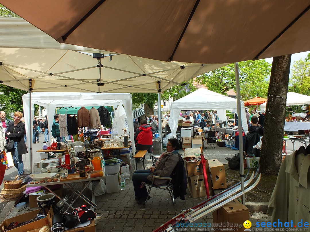 Flohmarkt in Bad-Saulgau am Bodensee, 08.05.2015