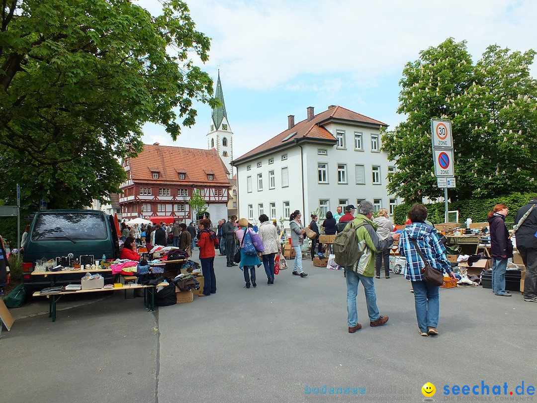 Flohmarkt in Bad-Saulgau am Bodensee, 08.05.2015