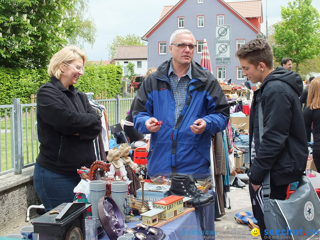 Flohmarkt in Bad-Saulgau am Bodensee, 08.05.2015