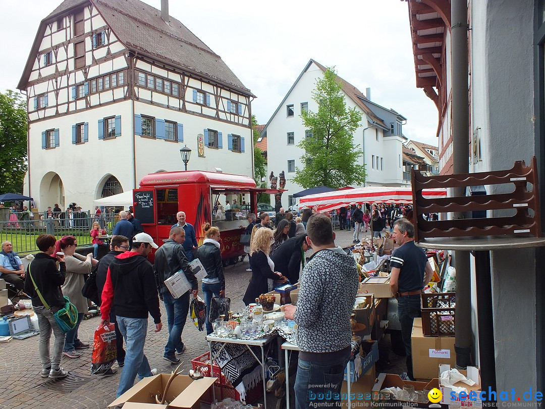 Flohmarkt in Bad-Saulgau am Bodensee, 08.05.2015