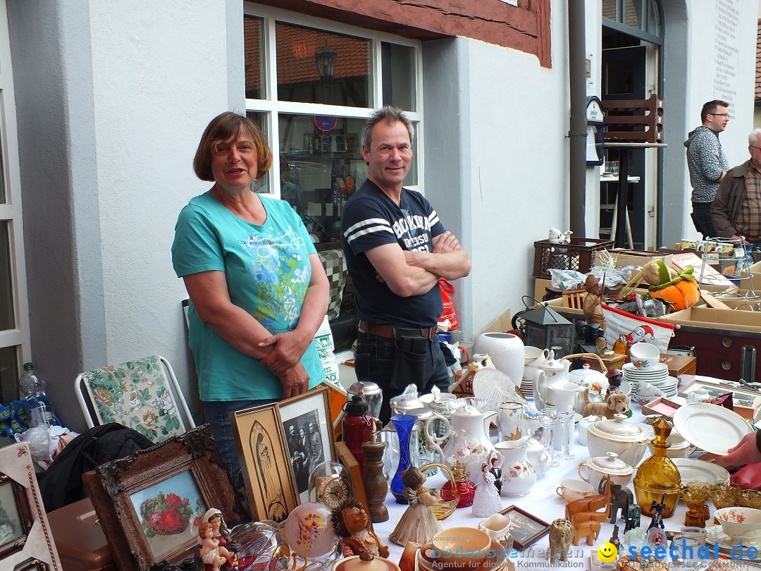 Flohmarkt in Bad-Saulgau am Bodensee, 08.05.2015