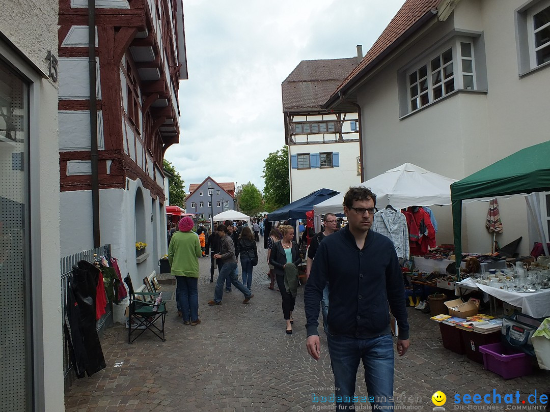 Flohmarkt in Bad-Saulgau am Bodensee, 08.05.2015