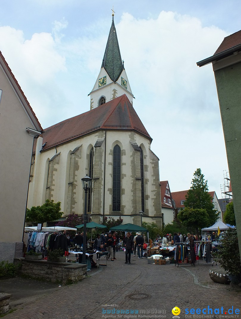 Flohmarkt in Bad-Saulgau am Bodensee, 08.05.2015