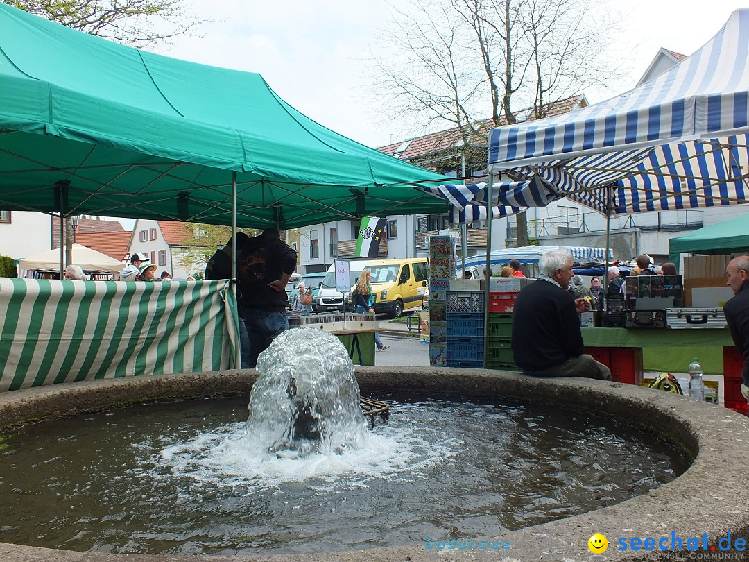 Flohmarkt in Bad-Saulgau am Bodensee, 08.05.2015