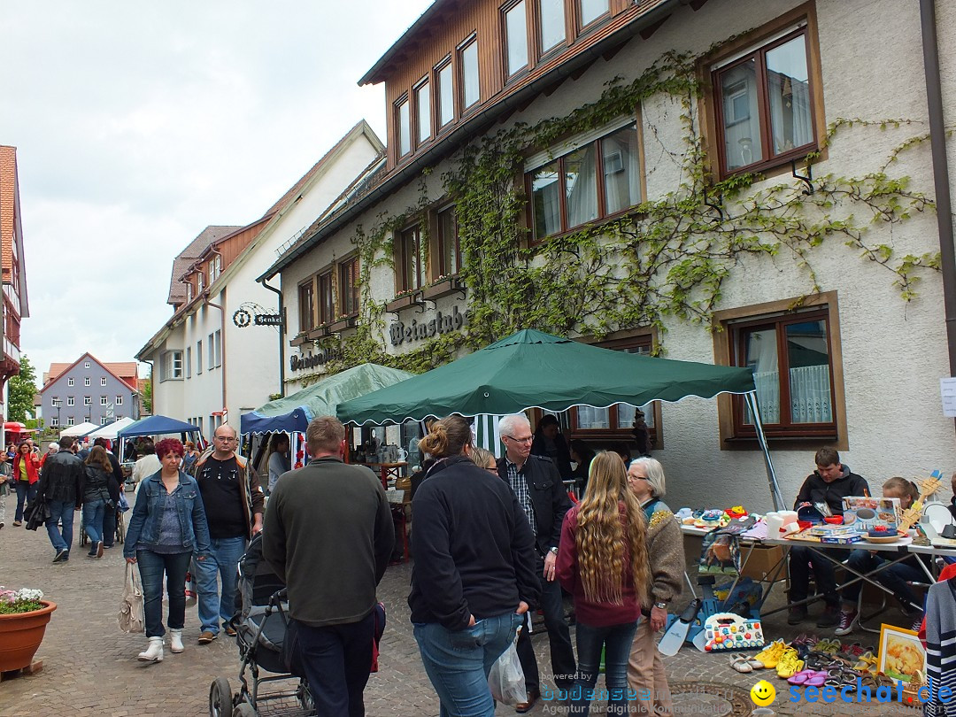 Flohmarkt in Bad-Saulgau am Bodensee, 08.05.2015