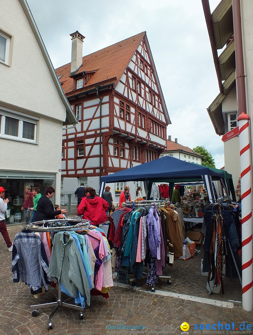 Flohmarkt in Bad-Saulgau am Bodensee, 08.05.2015