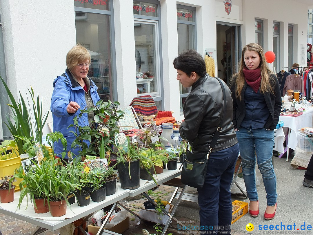 Flohmarkt in Bad-Saulgau am Bodensee, 08.05.2015