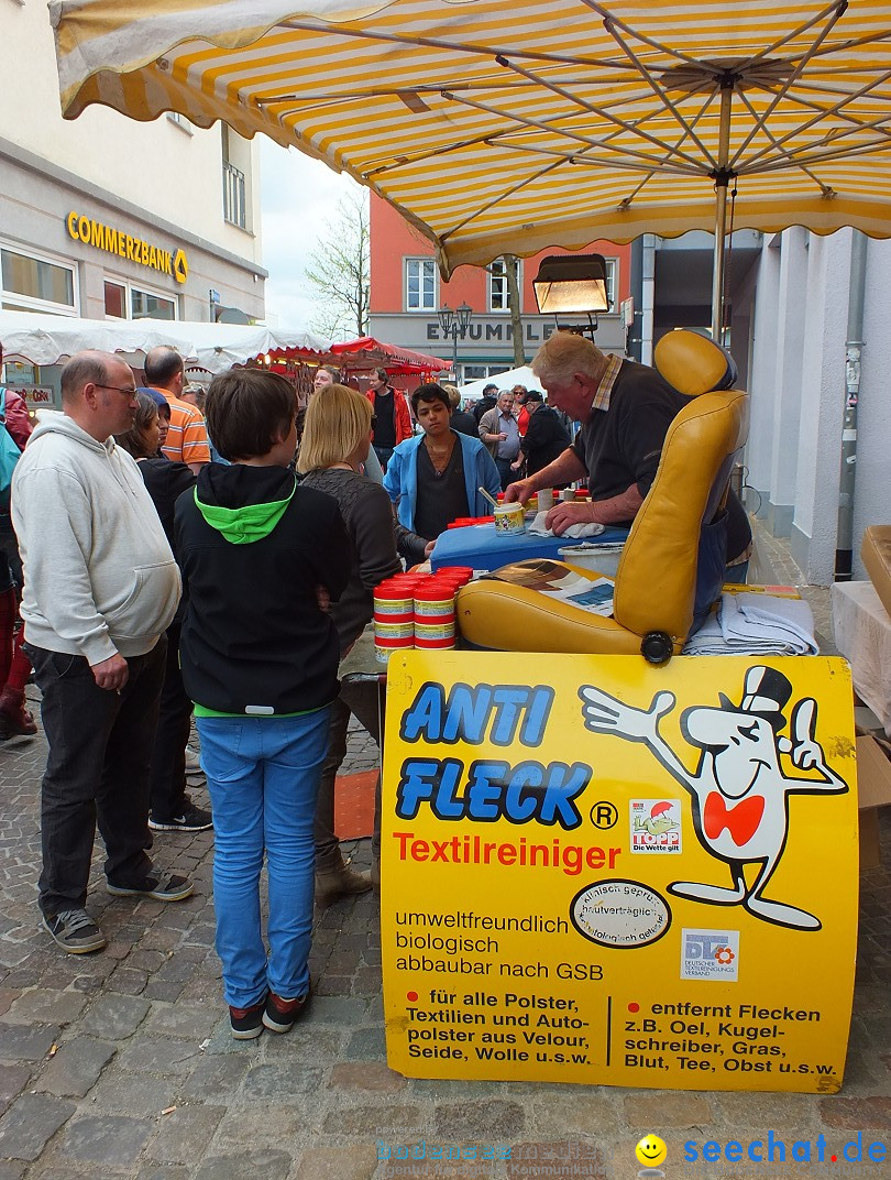 Flohmarkt in Bad-Saulgau am Bodensee, 08.05.2015