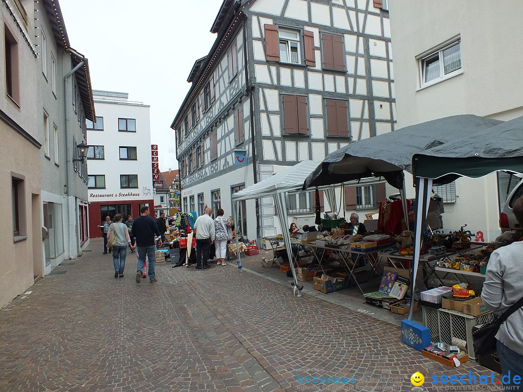 Flohmarkt in Bad-Saulgau am Bodensee, 08.05.2015