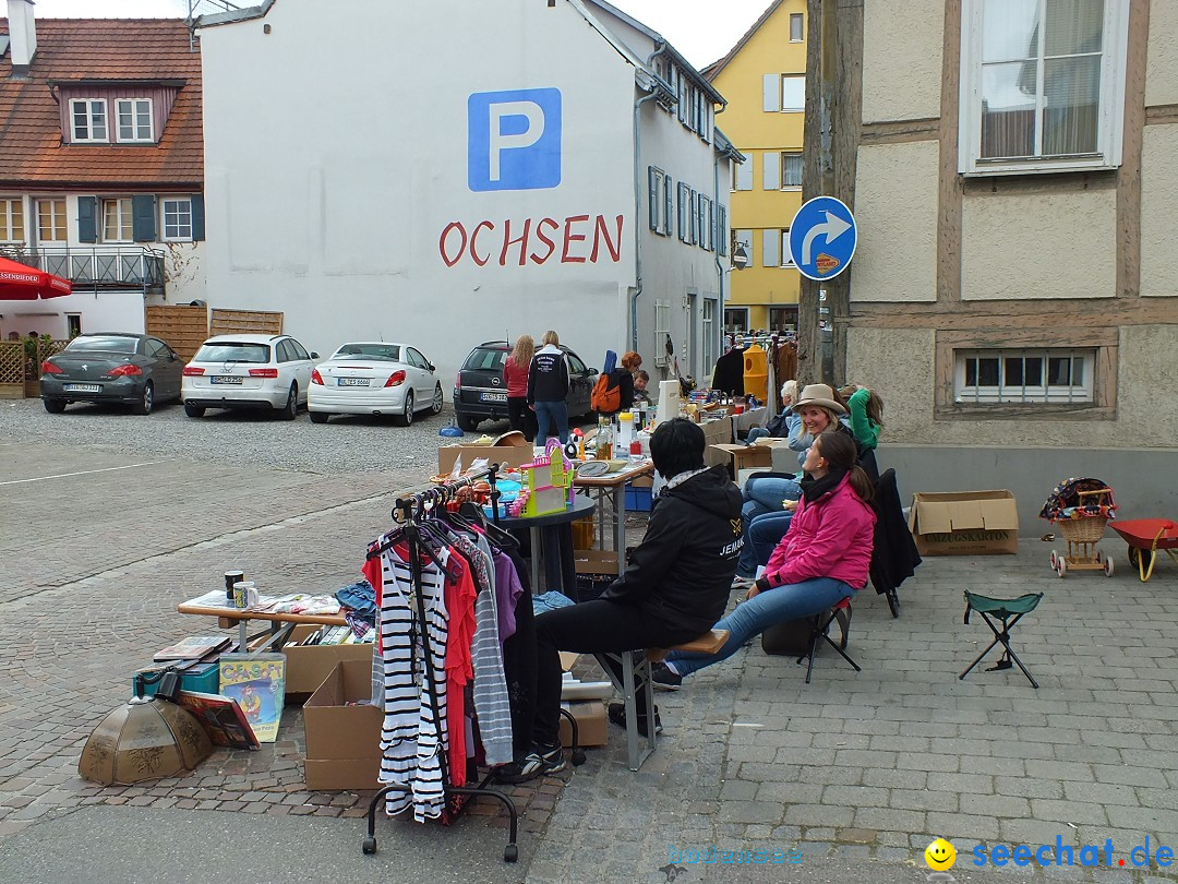 Flohmarkt in Bad-Saulgau am Bodensee, 08.05.2015