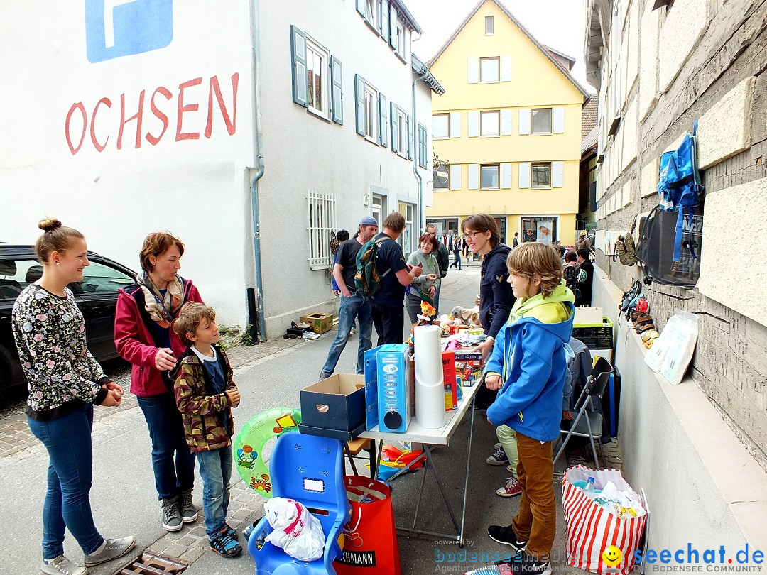 Flohmarkt in Bad-Saulgau am Bodensee, 08.05.2015