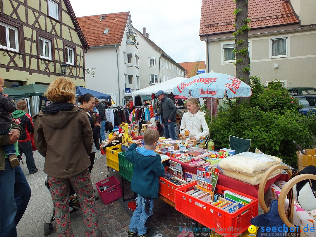 Flohmarkt in Bad-Saulgau am Bodensee, 08.05.2015