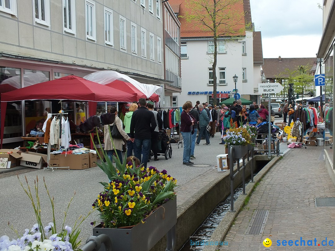 Flohmarkt in Bad-Saulgau am Bodensee, 08.05.2015