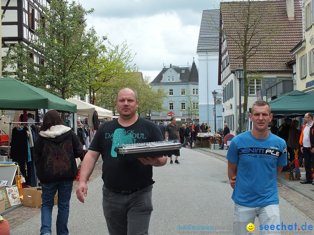 Flohmarkt in Bad-Saulgau am Bodensee, 08.05.2015