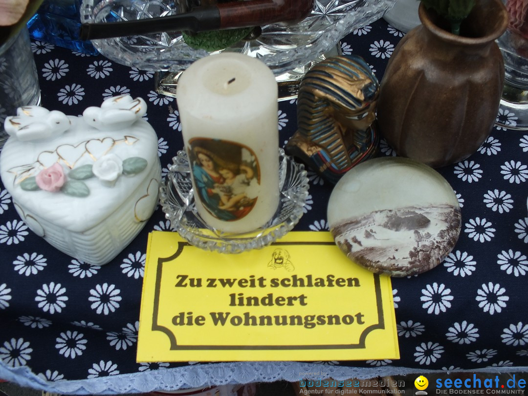 Flohmarkt in Bad-Saulgau am Bodensee, 08.05.2015