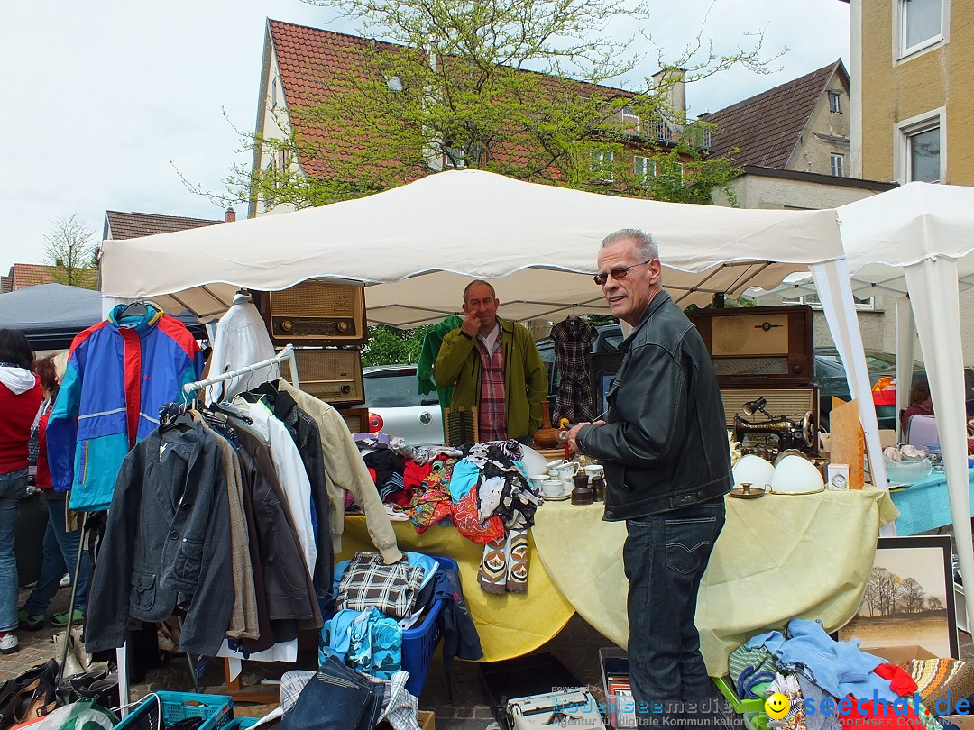 Flohmarkt in Bad-Saulgau am Bodensee, 08.05.2015