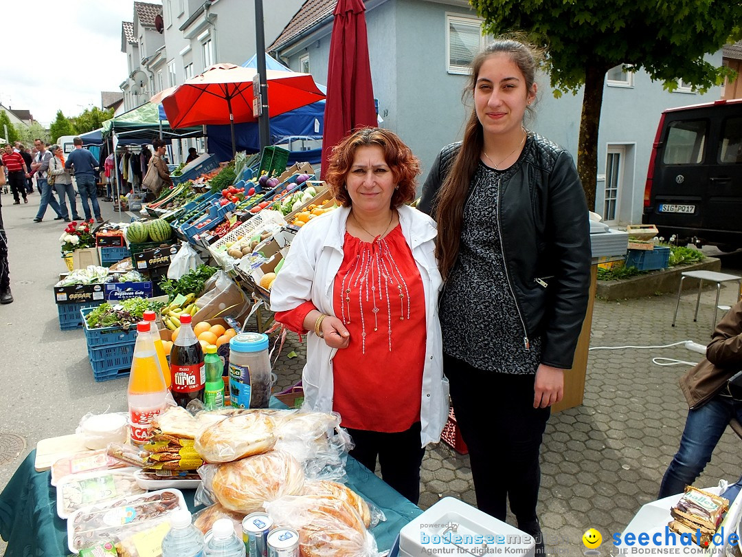 Flohmarkt in Bad-Saulgau am Bodensee, 08.05.2015