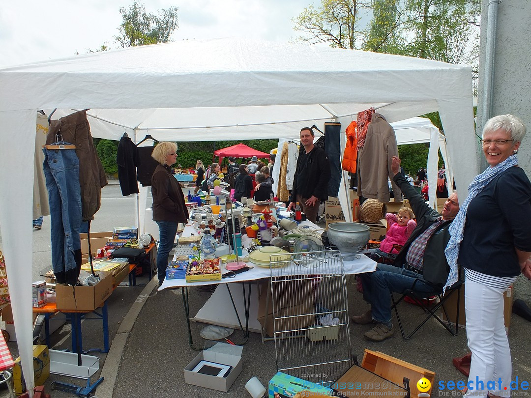 Flohmarkt in Bad-Saulgau am Bodensee, 08.05.2015