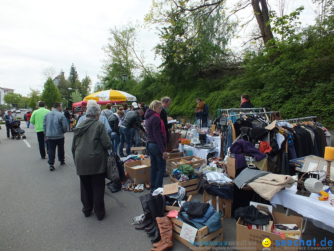 Flohmarkt in Bad-Saulgau am Bodensee, 08.05.2015