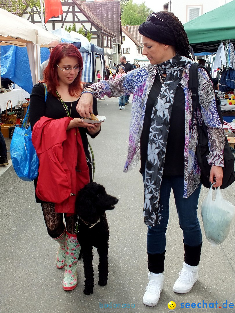 Flohmarkt in Bad-Saulgau am Bodensee, 08.05.2015