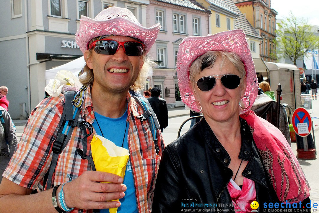 Flohmarkt in Bad-Saulgau am Bodensee, 08.05.2015