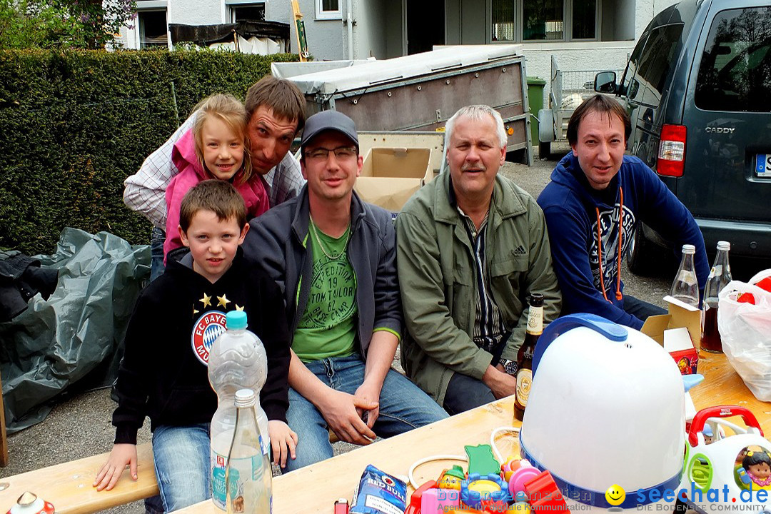 Flohmarkt in Bad-Saulgau am Bodensee, 08.05.2015