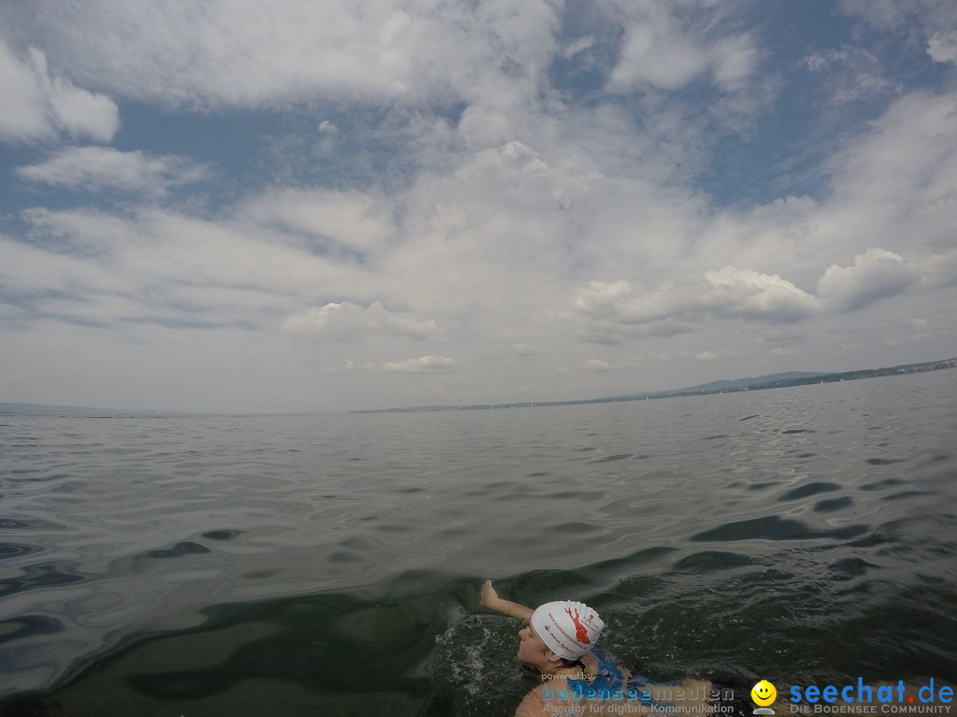 Svenja Holzinger durchquert den Bodensee: Friedrichshafen, 24.05.2015