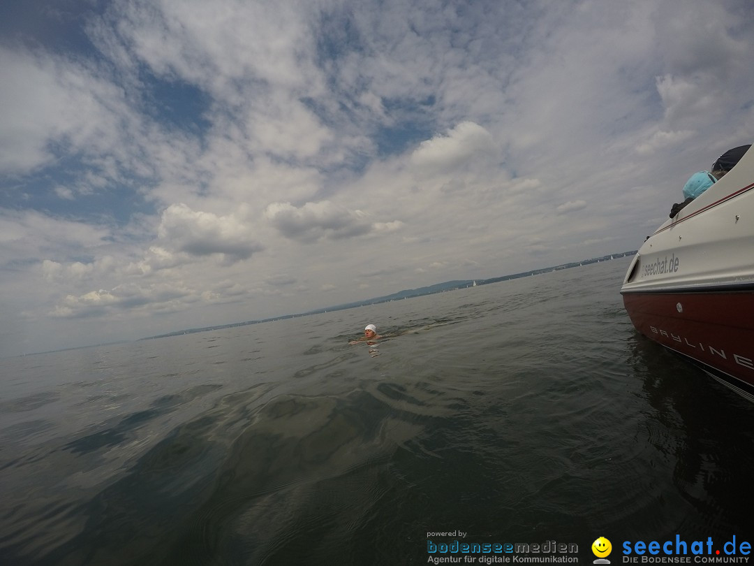 Svenja Holzinger durchquert den Bodensee: Friedrichshafen, 24.05.2015