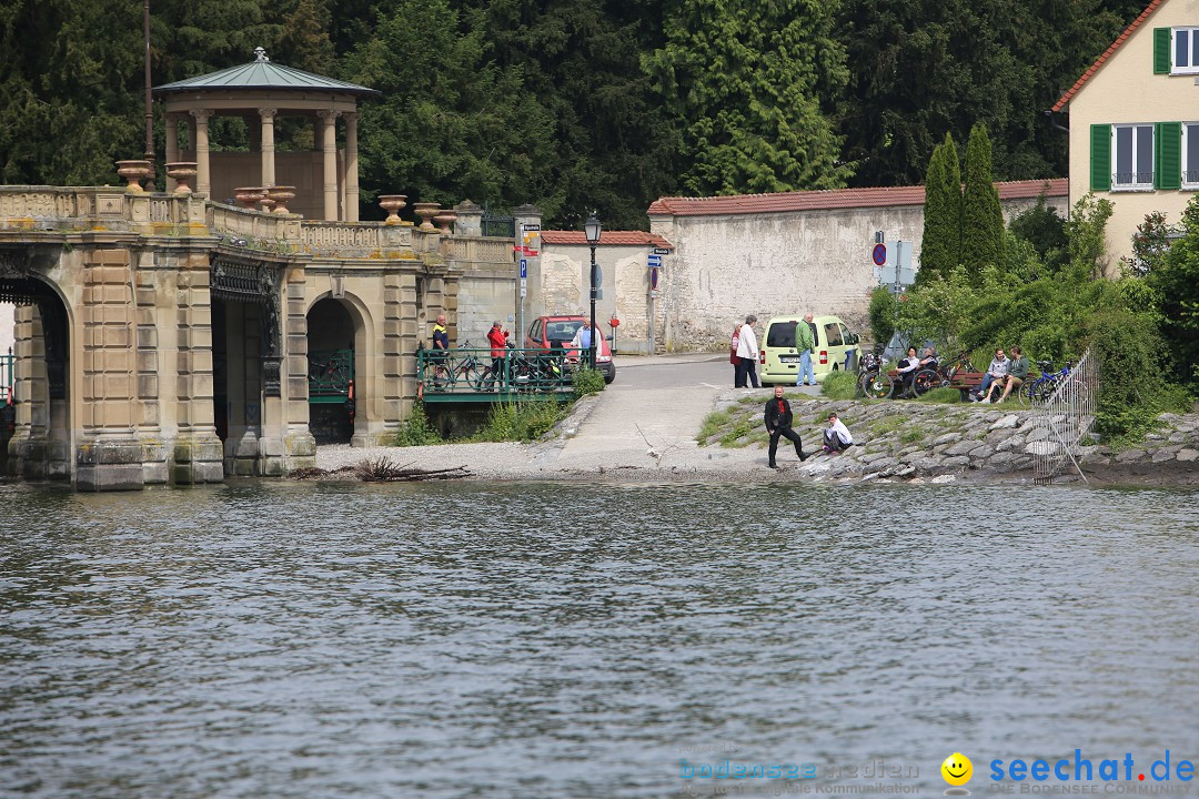 Svenja Holzinger durchquert den Bodensee: Friedrichshafen, 24.05.2015