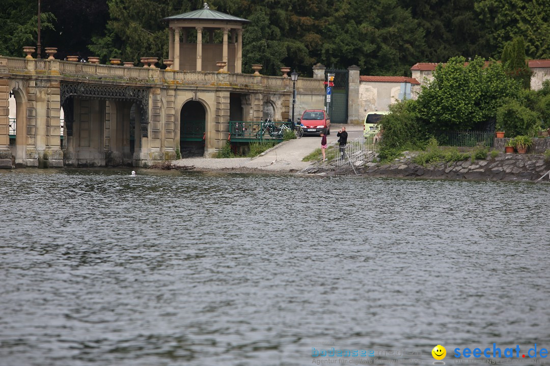 Svenja Holzinger durchquert den Bodensee: Friedrichshafen, 24.05.2015