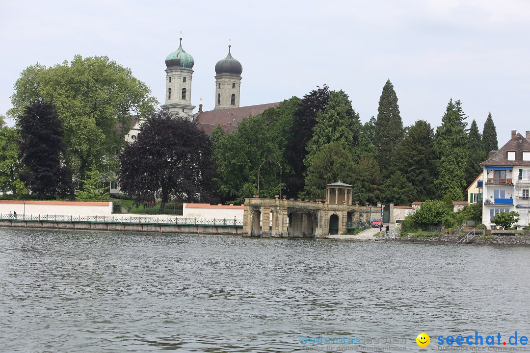 Svenja Holzinger durchquert den Bodensee: Friedrichshafen, 24.05.2015