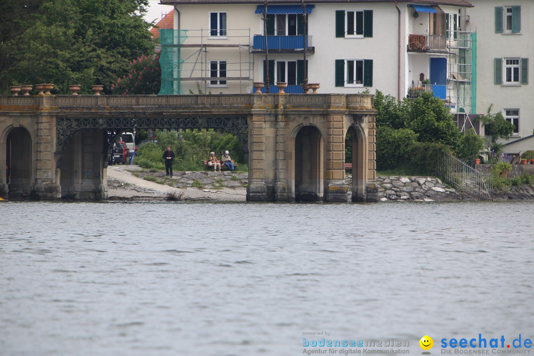 Svenja Holzinger durchquert den Bodensee: Friedrichshafen, 24.05.2015