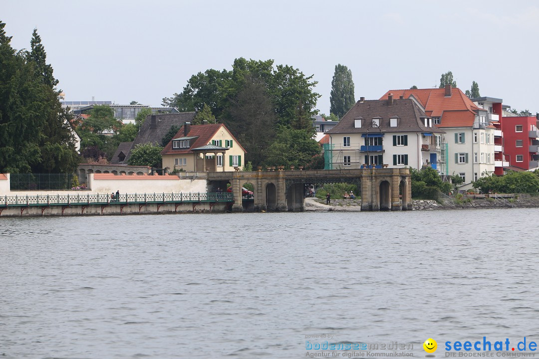 Svenja Holzinger durchquert den Bodensee: Friedrichshafen, 24.05.2015