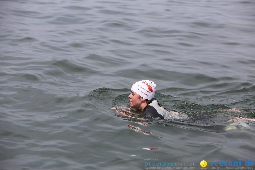 Svenja Holzinger durchquert den Bodensee: Friedrichshafen, 24.05.2015