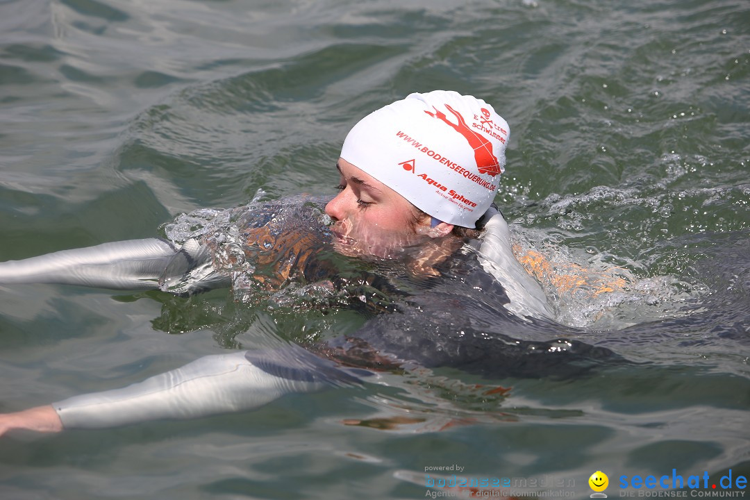 Svenja Holzinger durchquert den Bodensee: Friedrichshafen, 24.05.2015