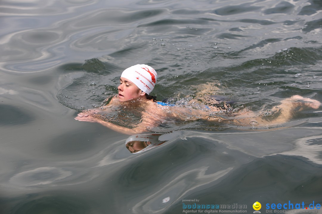 Svenja Holzinger durchquert den Bodensee: Friedrichshafen, 24.05.2015