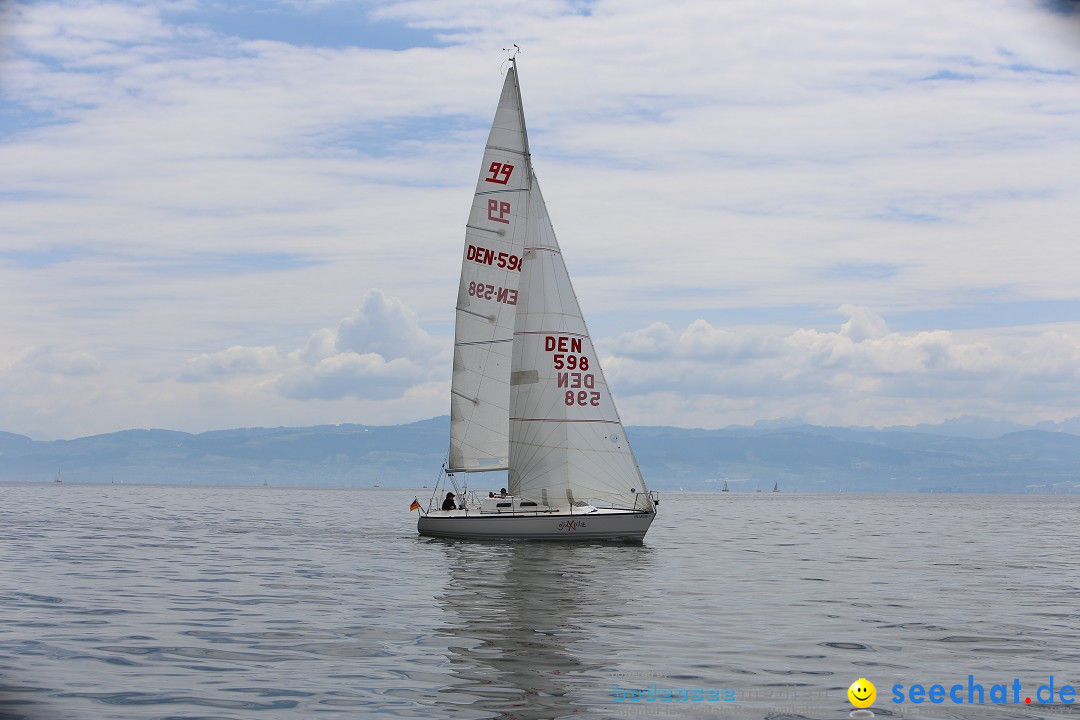 Svenja Holzinger durchquert den Bodensee: Friedrichshafen, 24.05.2015