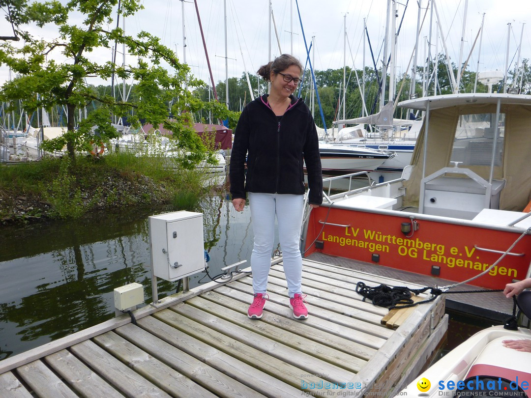 Svenja Holzinger durchquert den Bodensee: Friedrichshafen, 24.05.2015