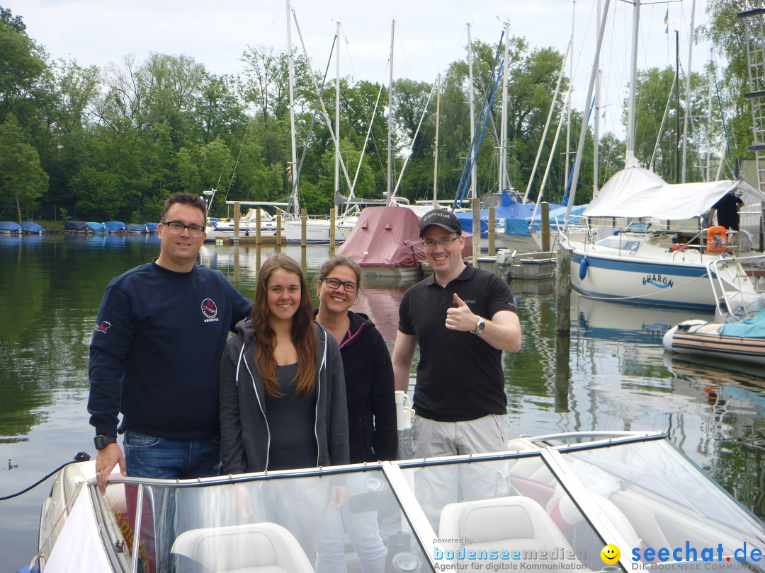 Svenja Holzinger durchquert den Bodensee: Friedrichshafen, 24.05.2015