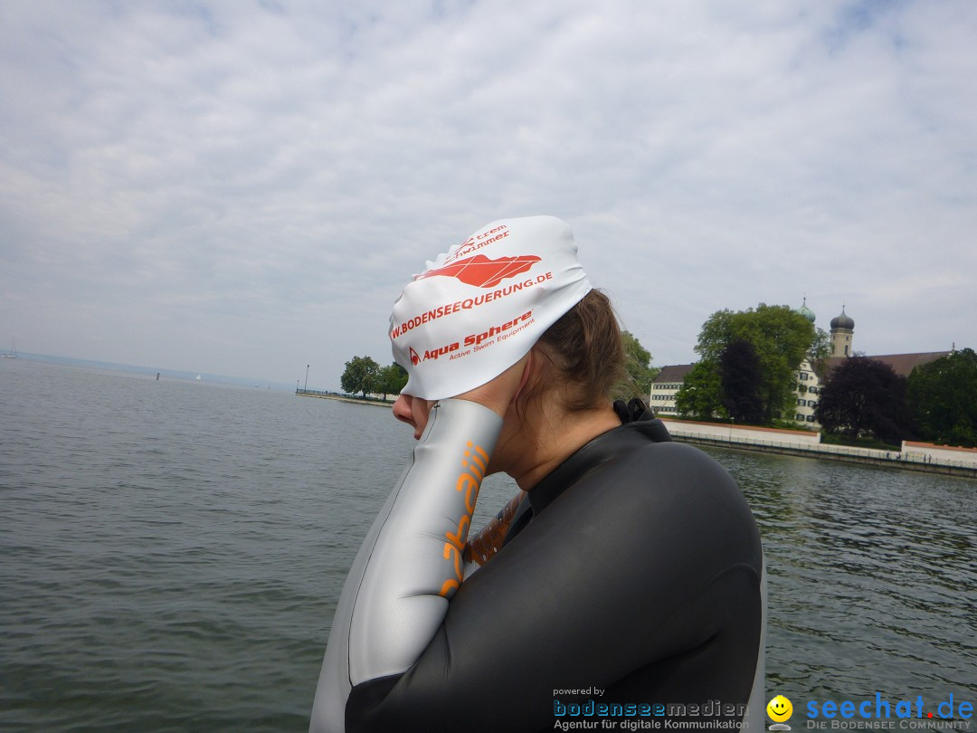 Svenja Holzinger durchquert den Bodensee: Friedrichshafen, 24.05.2015